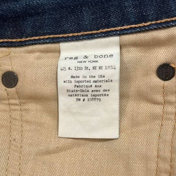 Rag & bone standard issue fit 2 slim leg 31 waist olive resin jeans - Picture 3 of 8